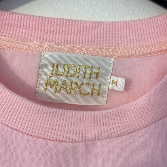 Judith March Miss to Mrs Bride to be Sweatshirt Size M cropped oversized Pink - Picture 2 of 6